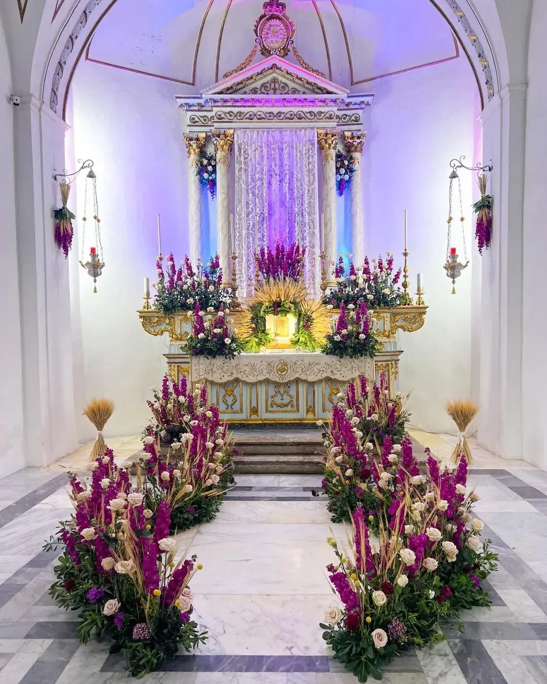 Composizione floreale funebre